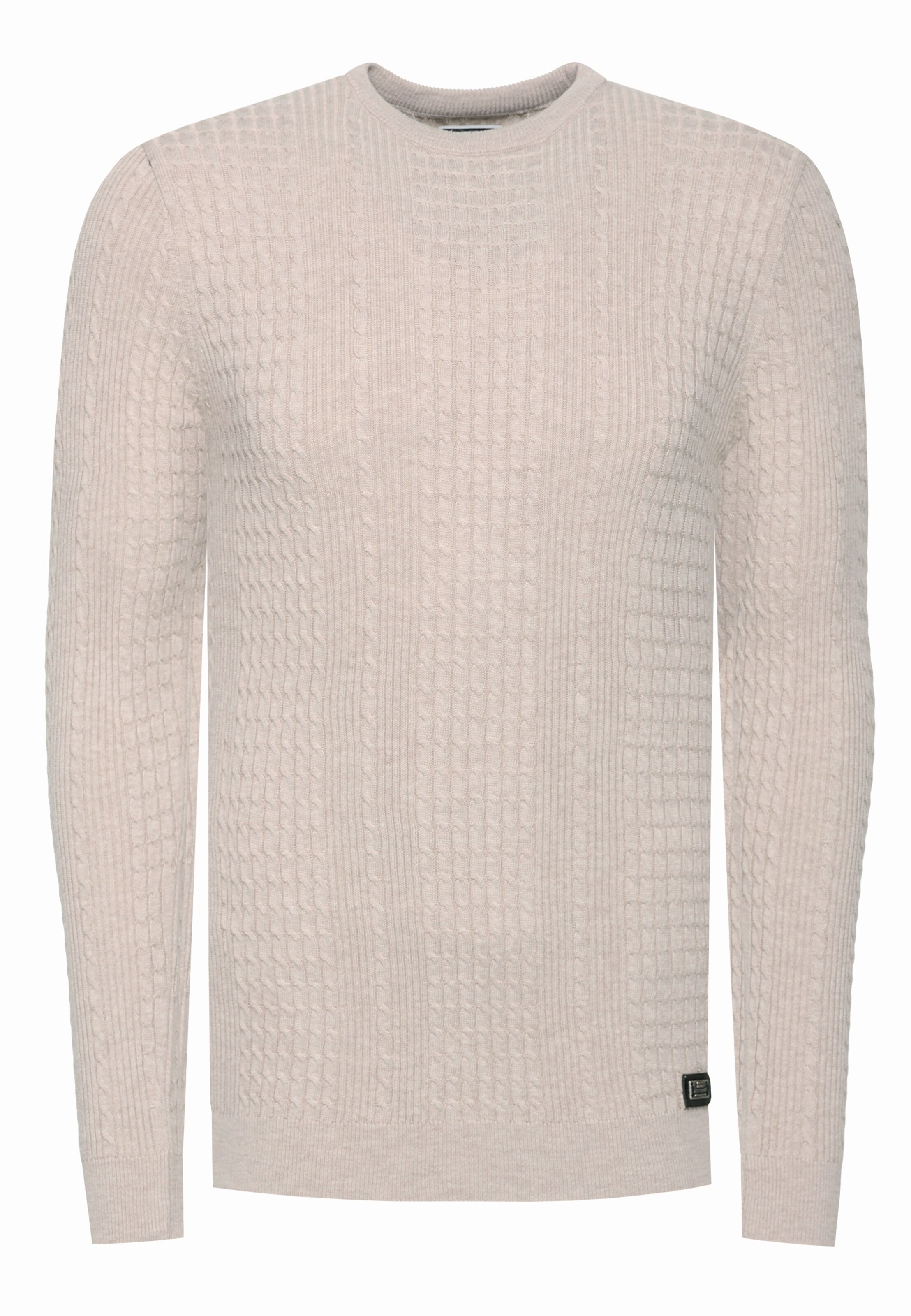 Rusty Neal Pullover in Beige: Vorderseite