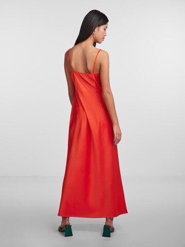 PIECES Evening dress 'JOSEPHIN' in Orange