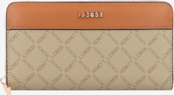 L.CREDI Geldbörse 'Filiberta' in Beige: Vorderseite