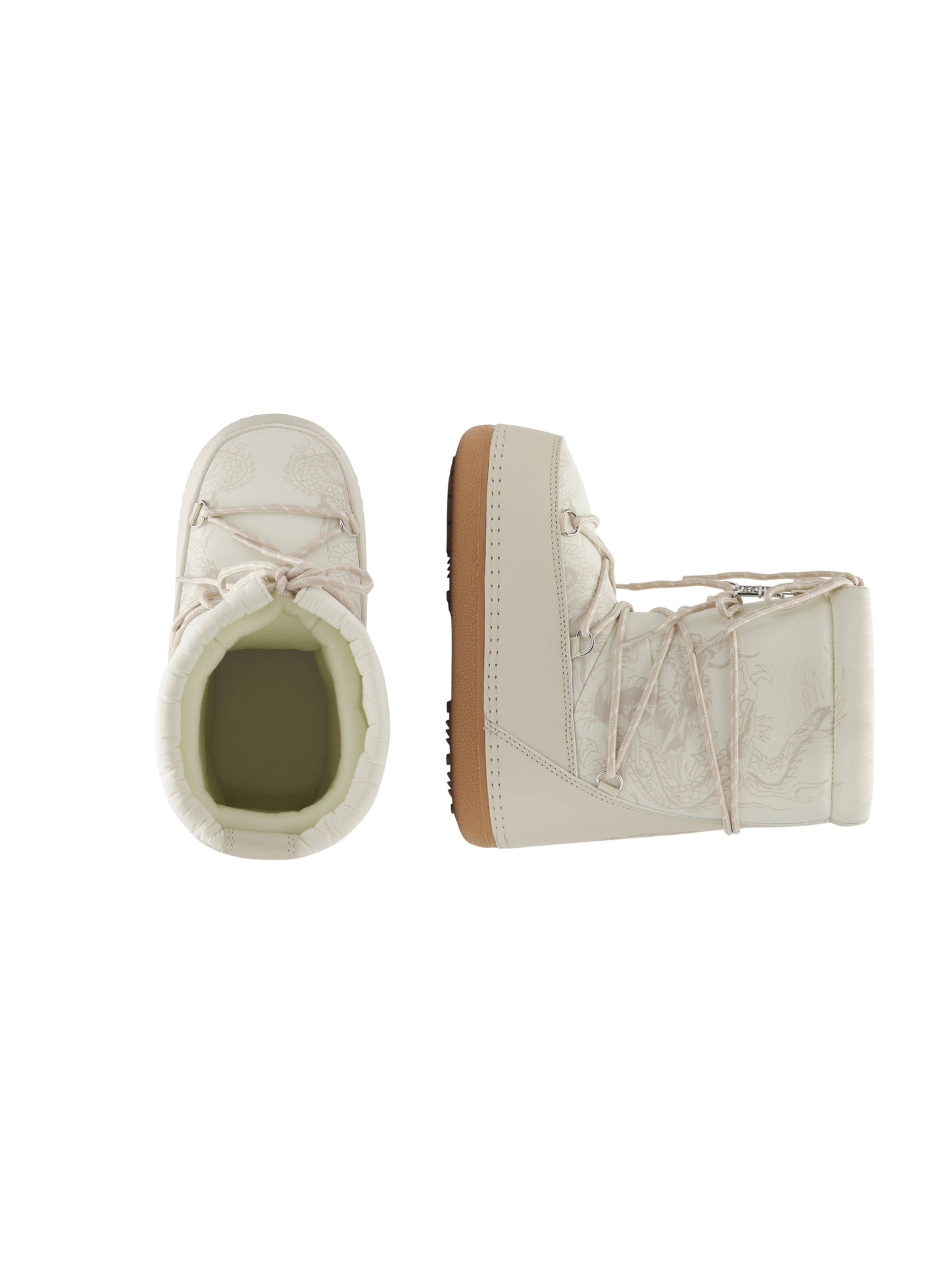 Ed Hardy - Botas en beige: arriba