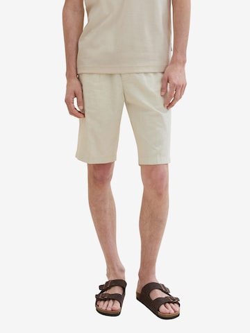 TOM TAILOR DENIM Loosefit Shorts in Grün: predná strana