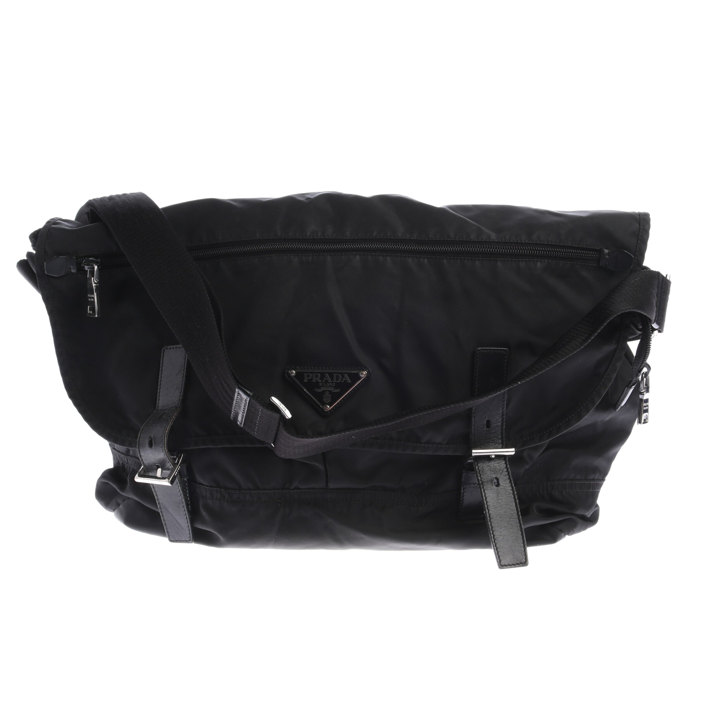 PRADA Bag in One size in Black: front