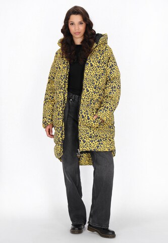 Manteau mi-saison myMo ROCKS en jaune