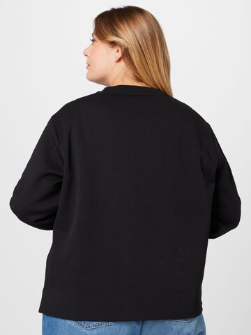 Sweat-shirt Calvin Klein Curve en noir