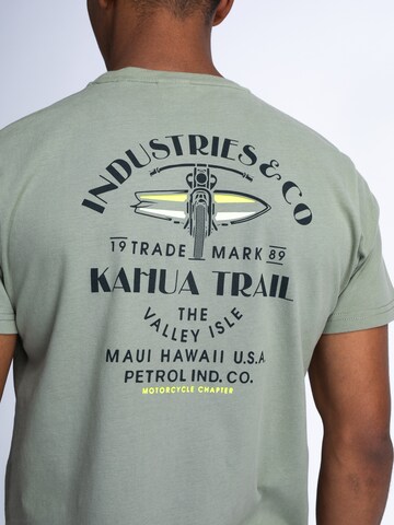 T-Shirt 'Seagrove' Petrol Industries en vert