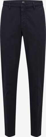 HUGO BOSS Pleated Pants in Blue: front