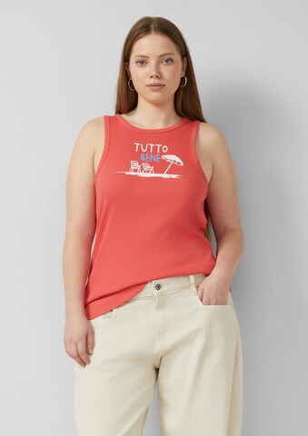 QS Shirt in Red: front
