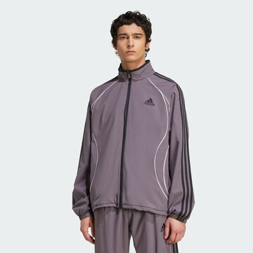 ADIDAS ORIGINALS Демисезонная куртка 'Teamgeist Adicolor' в Серый: спереди