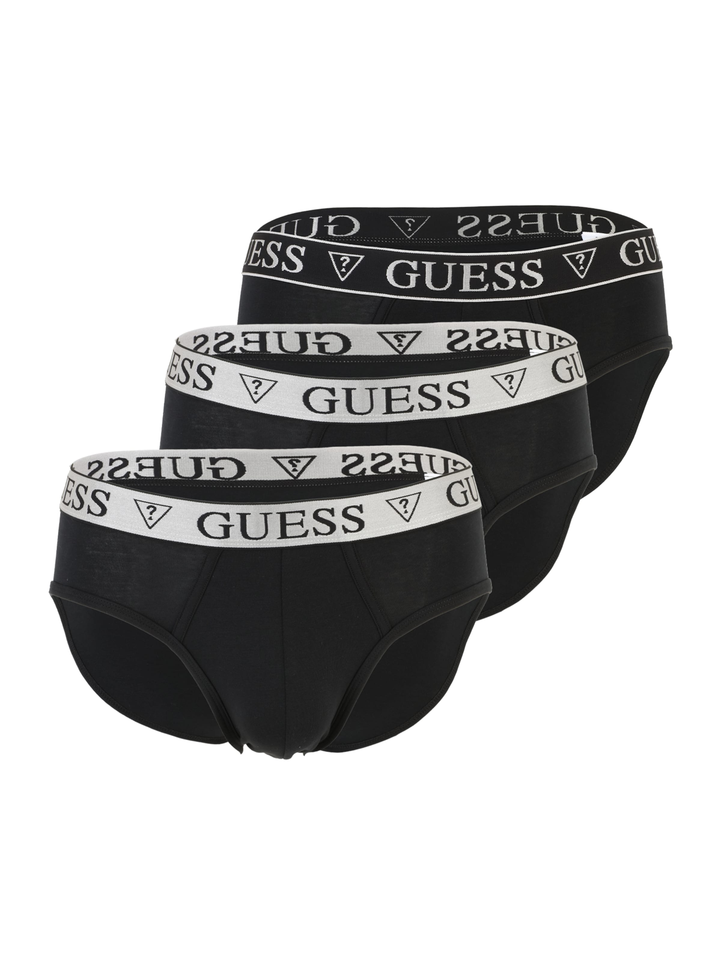 GUESS - Calzoncillo boxer en negro: frente