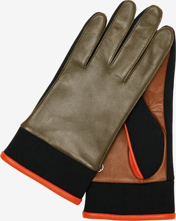 KESSLER Full Finger Gloves 'Stella' in Green: front