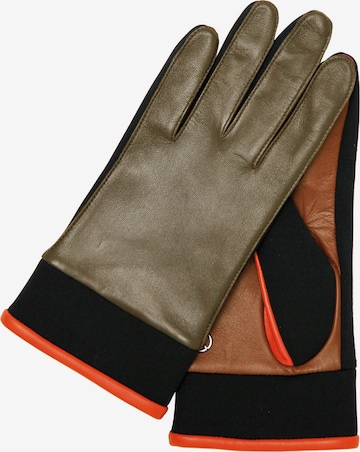 KESSLER Full Finger Gloves in Green: front