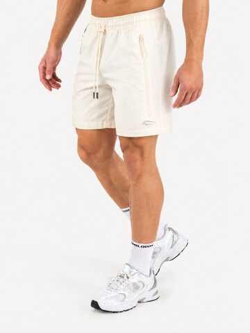 Smilodox Regular Sports trousers ' Powerfit Riven ' in Beige