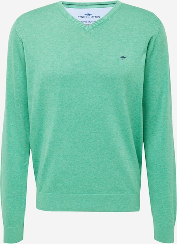 Pull-over FYNCH-HATTON en vert : devant
