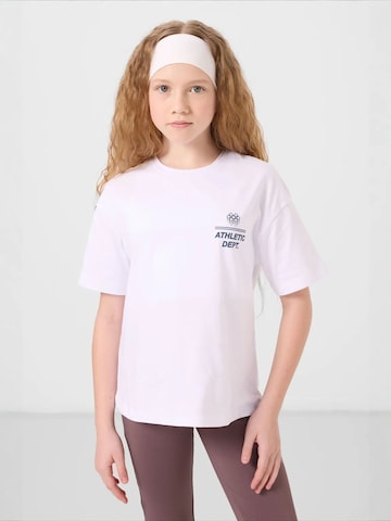 T-Shirt Tommy Life en blanc : devant