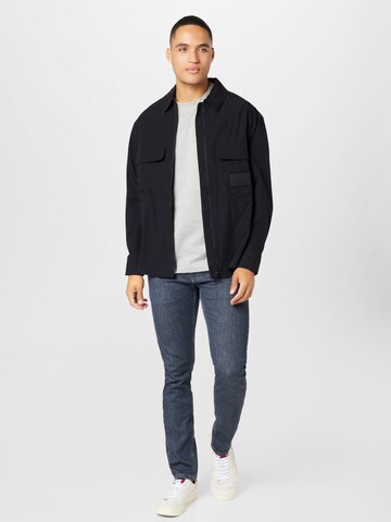 Calvin Klein Jeans Jacke 'ESSENTIAL' in Schwarz