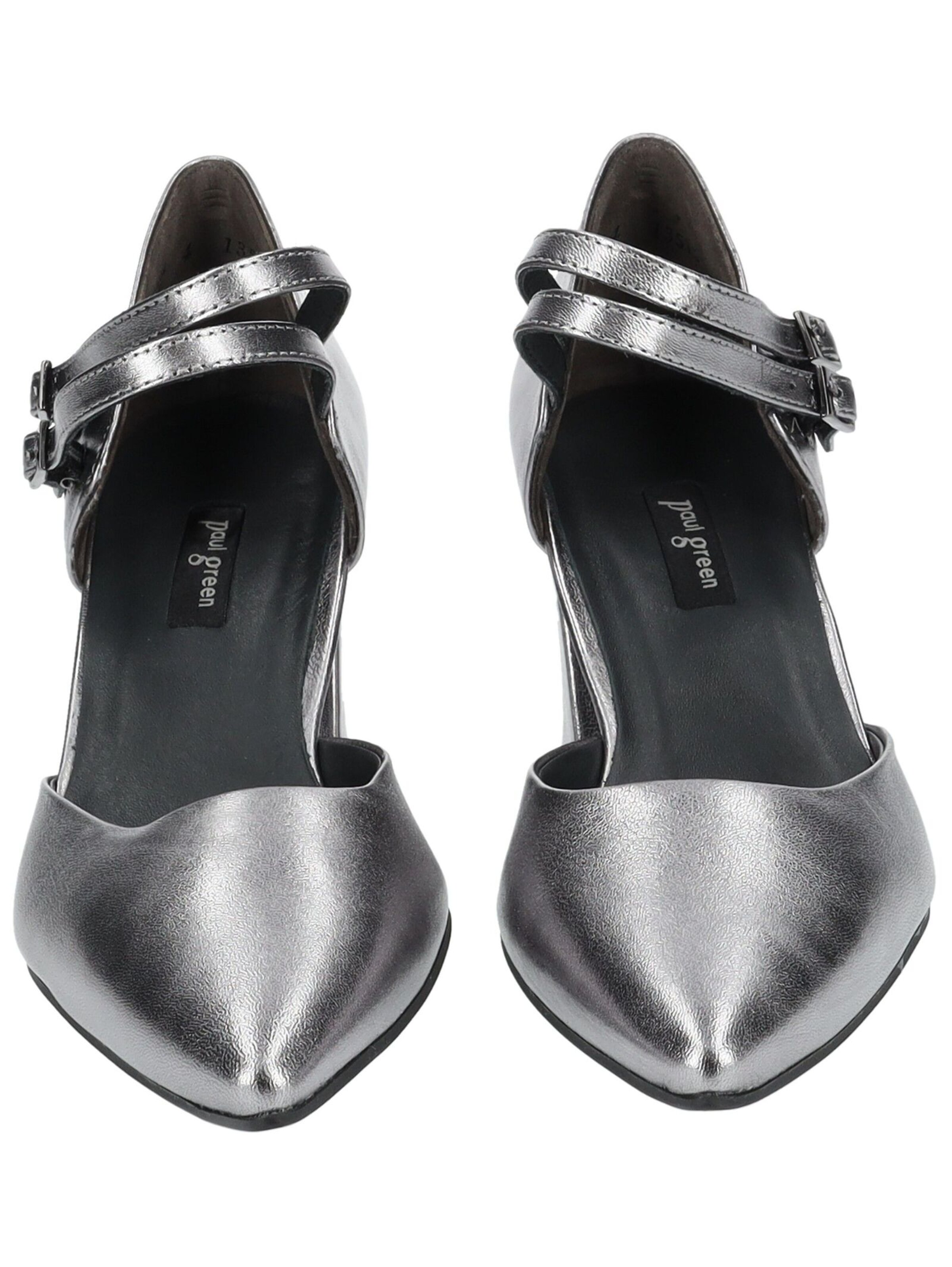 Décolleté sling di Paul Green in argento