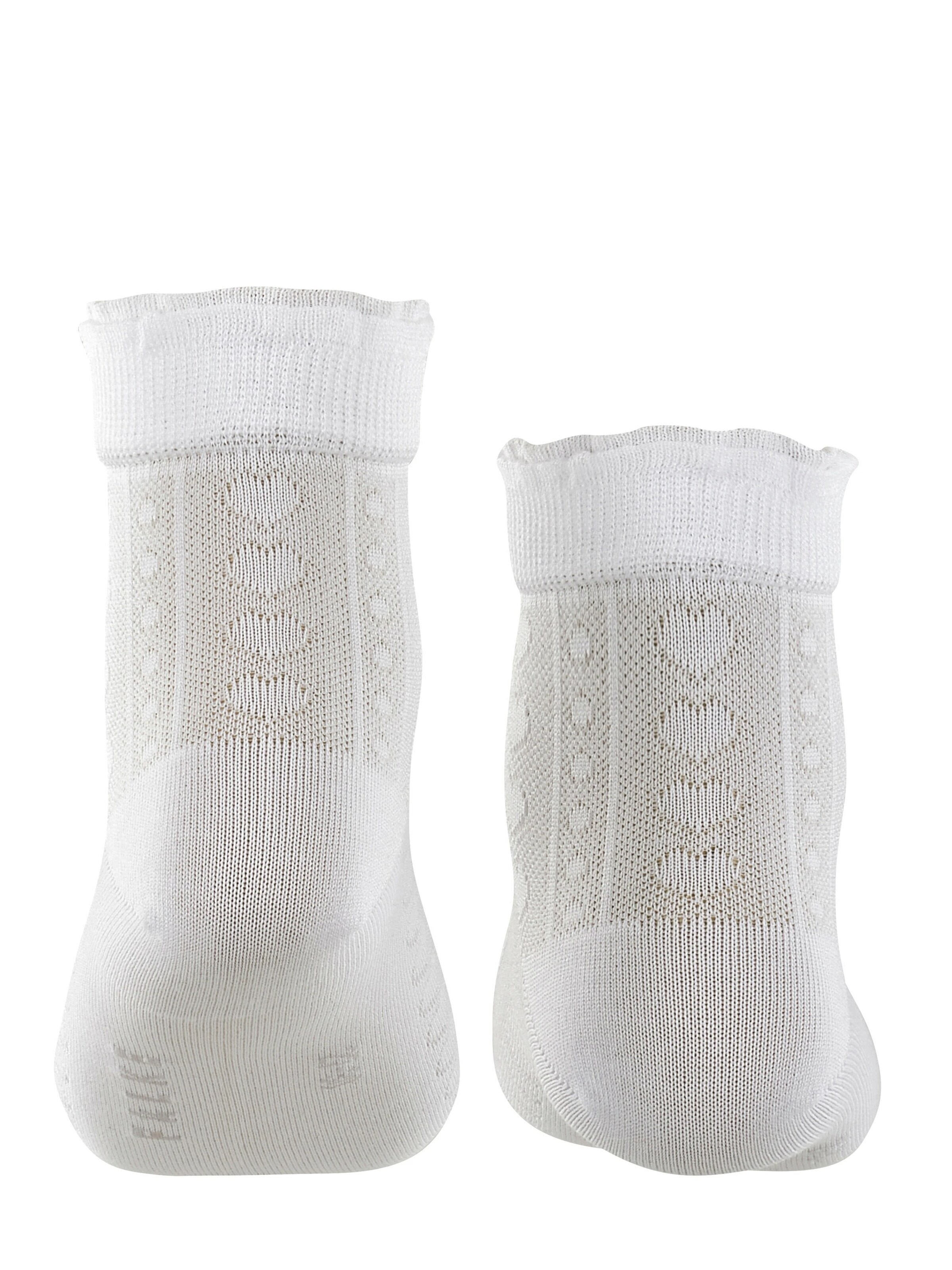 FALKE Socks 'Romantic Net' in White