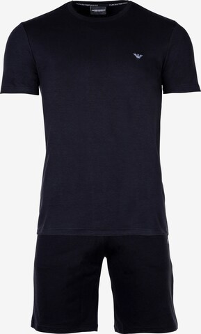 Emporio Armani Pyjamas kort i sort: forside