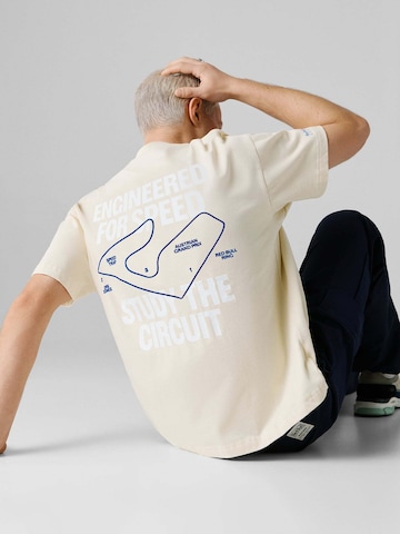 Red Bull Racing x Pepe Jeans Shirt 'Circut' in Beige