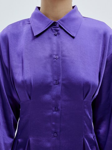 EDITED Shirt dress 'Charleen' in Purple