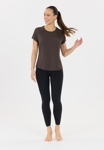 Athlecia T-Shirt 'Gaina' in Braun