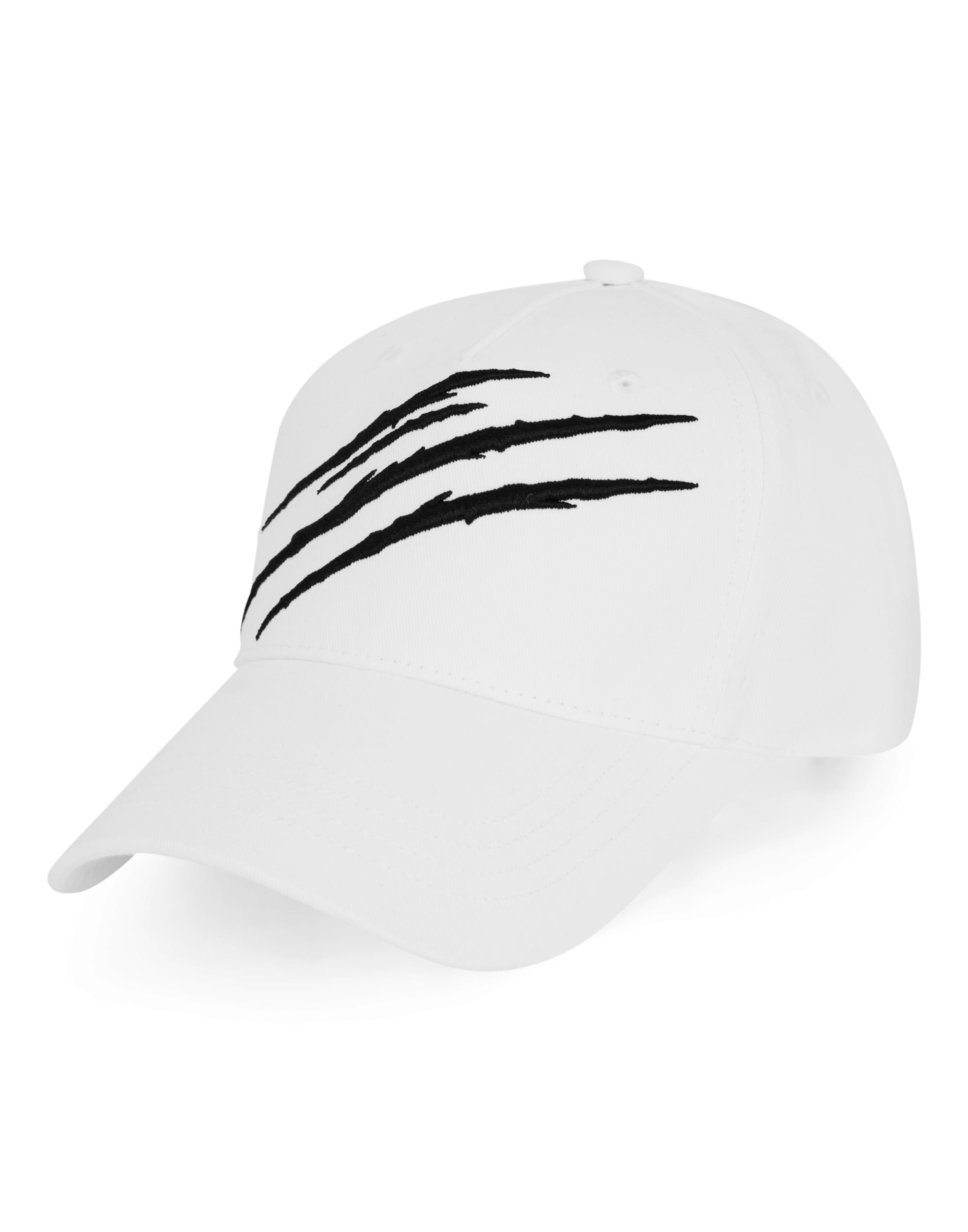 Plein Sport Pet 'Scratch' in Wit: voorkant