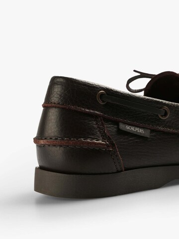 Scalpers Curiel Boat Shoes ' ' in Braun