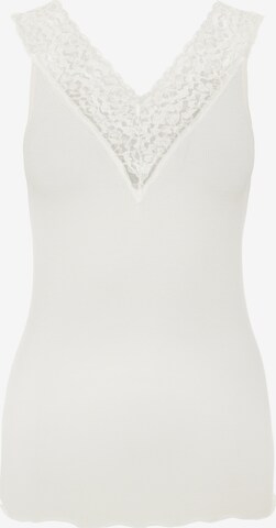 Top 'SIRI' di PIECES in bianco: frontale