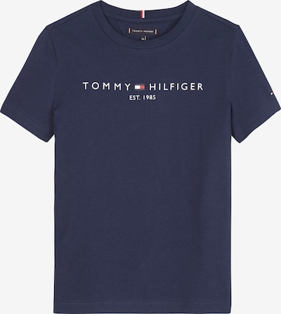 TOMMY HILFIGER T-Shirt en bleu nuit / rouge clair / blanc, Vue avec produit