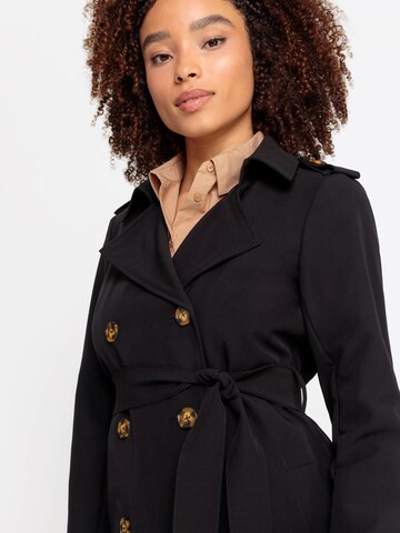 LASCANA Between-Seasons Coat in Black