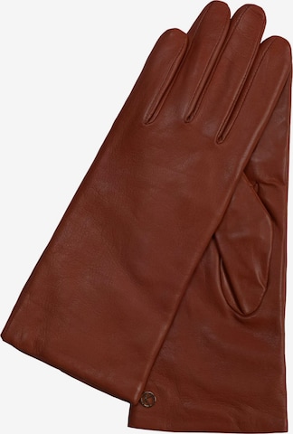 KESSLER Full Finger Gloves 'AVA Touch' in Brown: front