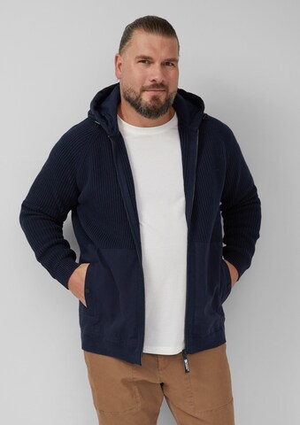 s.Oliver Strickjacke in Blau: Vorderseite