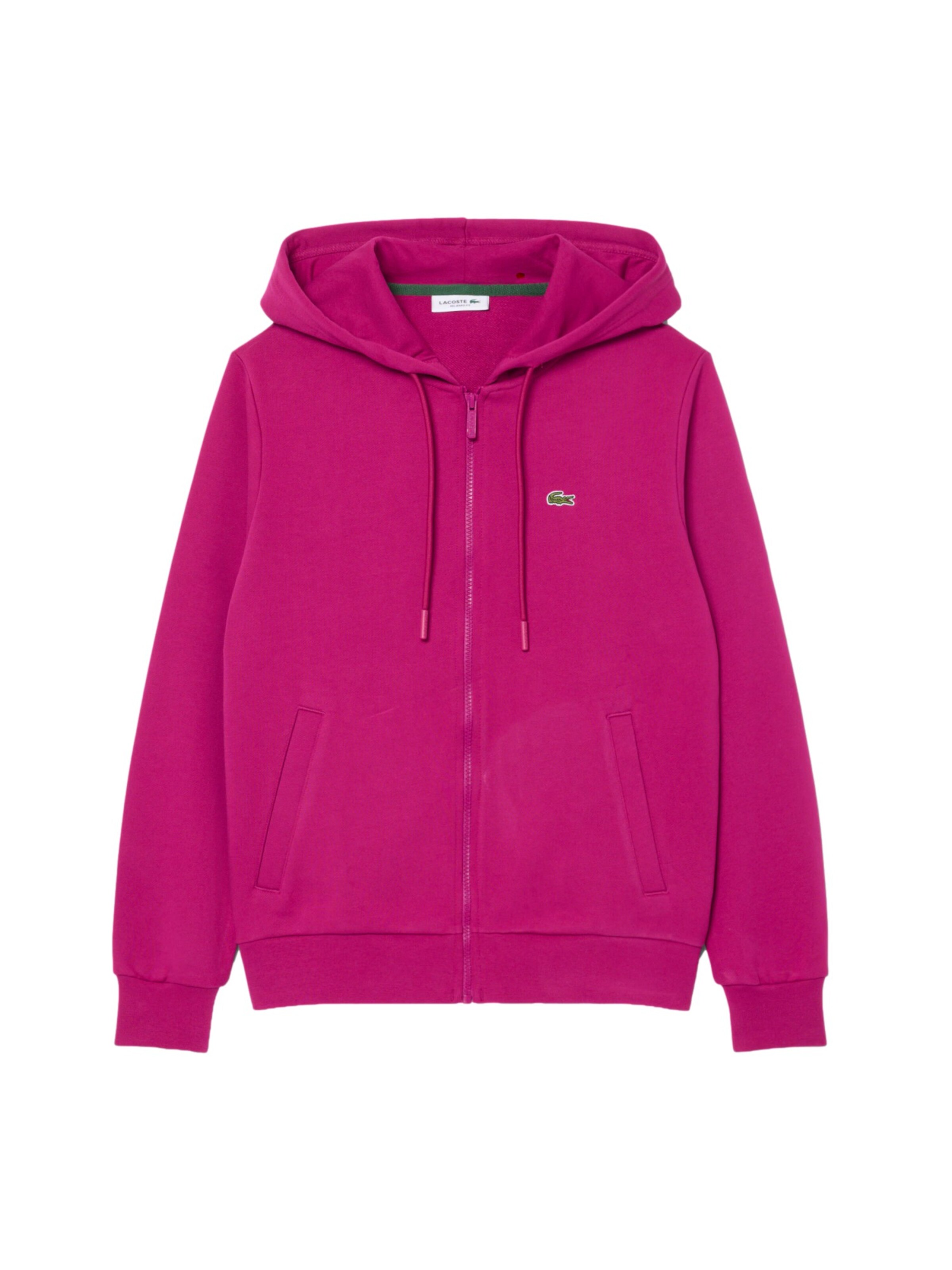 LACOSTE Sweatjakke i pink: forside