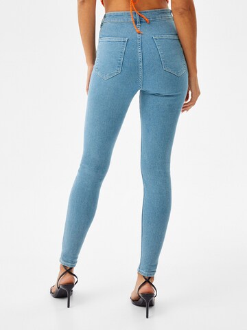 Bershka Skinny Jeggings in Blue