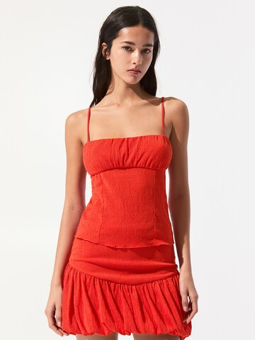 Haut Pull&Bear en orange : devant