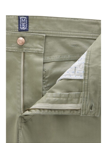 MEYER Regular Chino trousers 'M5 Five Pocket' in Green