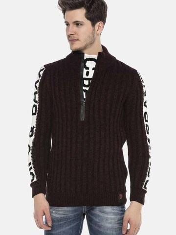 CIPO & BAXX Sweater in Red: front