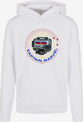 ABSOLUTE CULT Sweatshirt 'Captain Marvel' in White: front