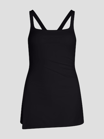 YO-GAYA Sportjurk 'Timeless Tennis Dress' in Zwart: voorkant