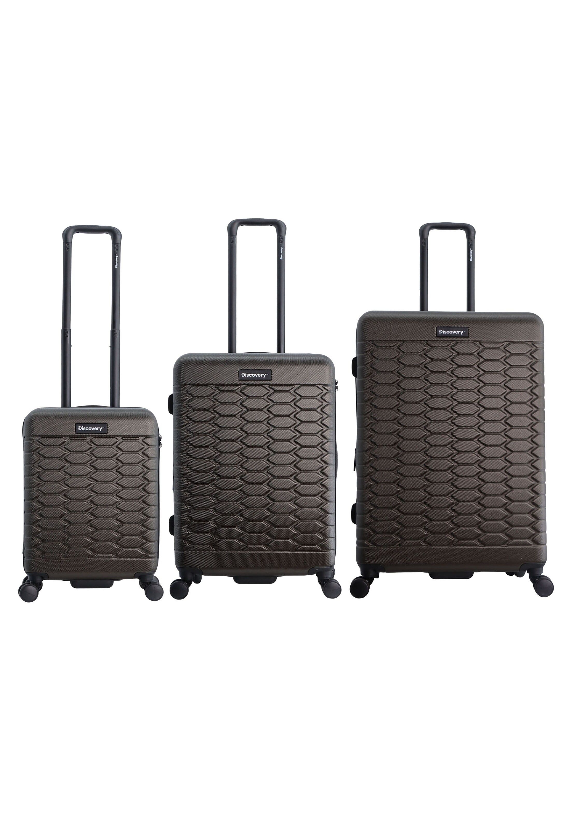 Discovery Suitcase Set 'REPTILE' in Brown: front