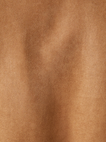 Bershka Kurtka przejściowa w kolorze brązowy
