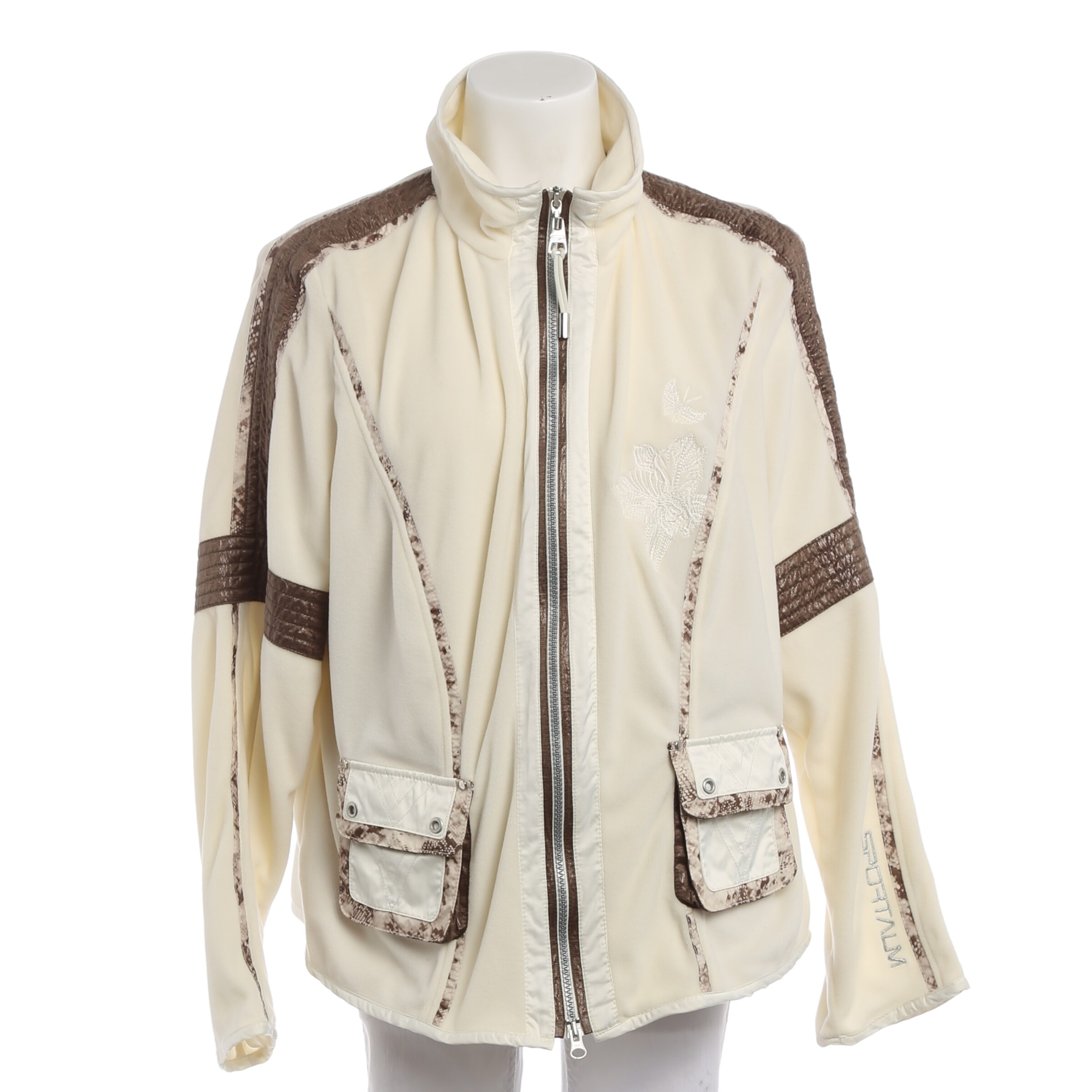 Sportalm Kitzbühel Sweatshirt / Sweatjacke 4XL in Braun: Vorderseite