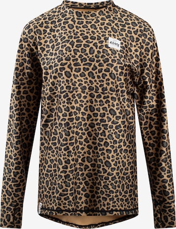 T-shirt fonctionnel Eivy en marron : devant