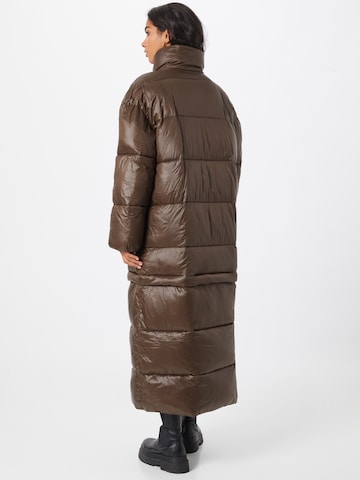 River Island Wintermantel in Bruin