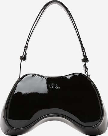 Borsa a spalla 'PLAY' di DIESEL in nero: frontale