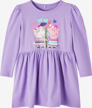 NAME IT - Vestido 'Fusina Peppapig' em roxo: frente