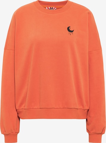 myMo ROCKS Sweatshirt in Orange: front