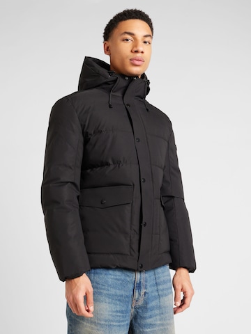 Veste mi-saison 'CITY' Hackett London en noir : devant