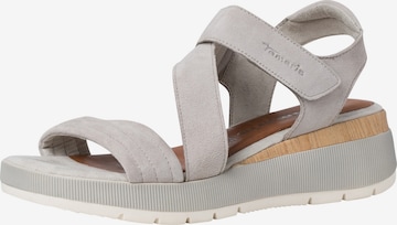 TAMARIS Sandals in Grey: front