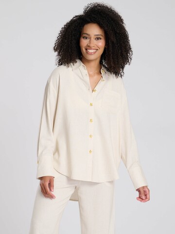 South Beach Shirt in Beige: voorkant